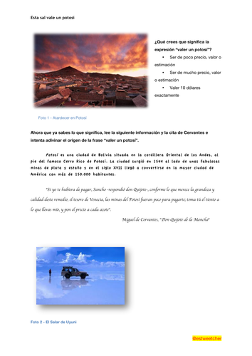 El Salar de Uyuni en Bolivia