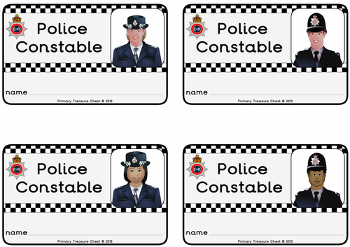 Police Constable ID Badges