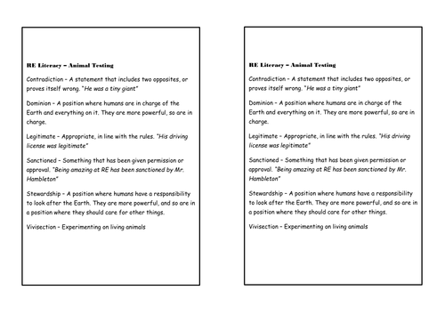 animal testing worksheet by  GreyHam    Tes Teaching Testing Animal Resources