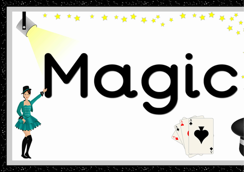 Magic Show' Display Heading