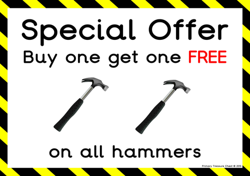 DIY Shop Special Offers Posters
