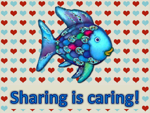 Rainbow Fish sharing quotation