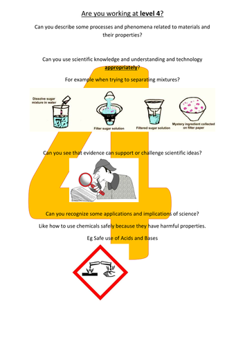 pupil friendly level posters