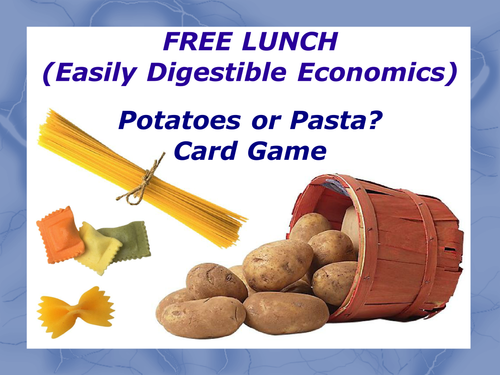 Substitute Goods - Potatoes or Pasta
