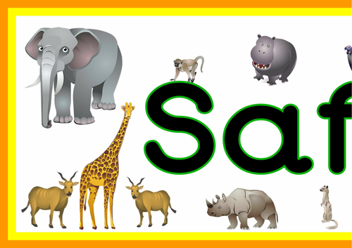 'Safari' display heading