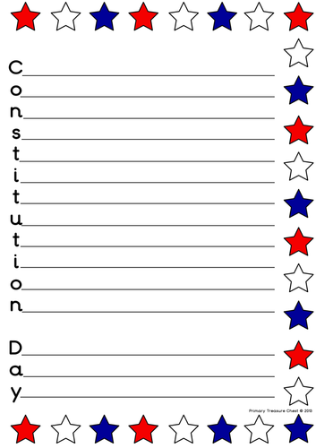 Constitution Day Worksheet