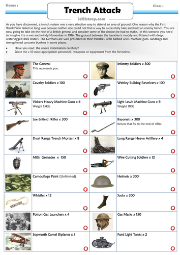 Trench Attack Games