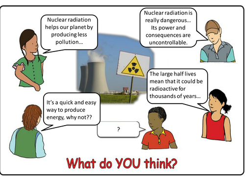 Nuclear Power Station Concept Cartoon