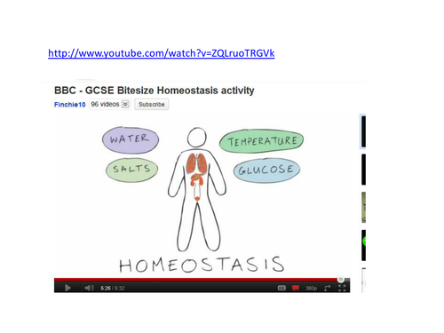 Homeostasis and Sensitivity