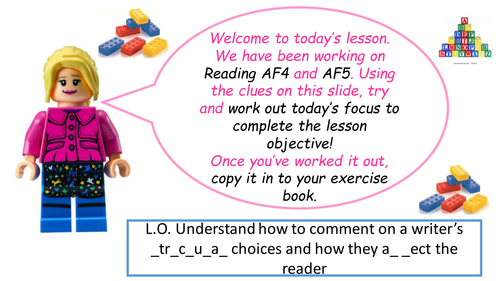 Reading AF3 & AF4 LEGO!