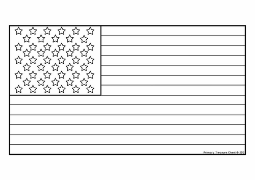 American Flag Coloring sheet | Teaching Resources