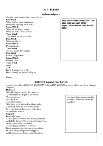 Macbeth essay intro image