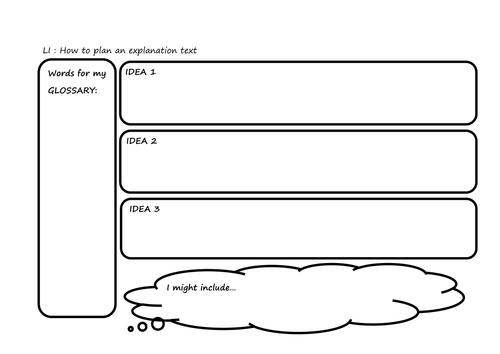 animal template worksheet by Annalydia sheet text explanation Planning for an