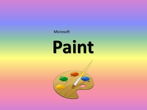 How to use Paint