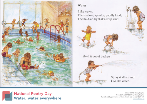 Water by Shirley Hughes poster