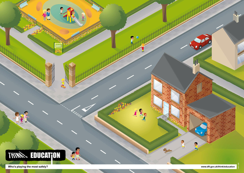 Behaving Near Traffic KS1 - Playing Safe Poster | Teaching ...