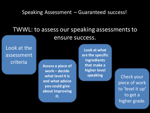 GCSE - Exam Criteria