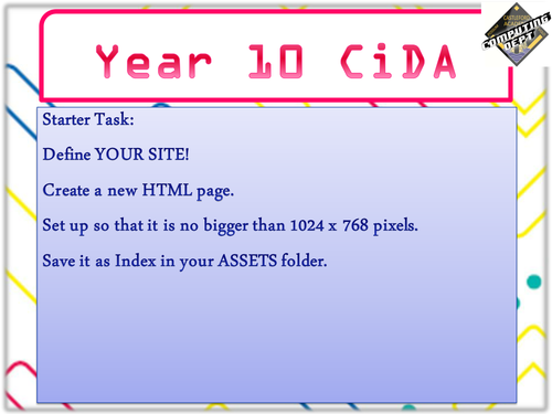 CiDA 2012 Developing Web Products - Lesson 7