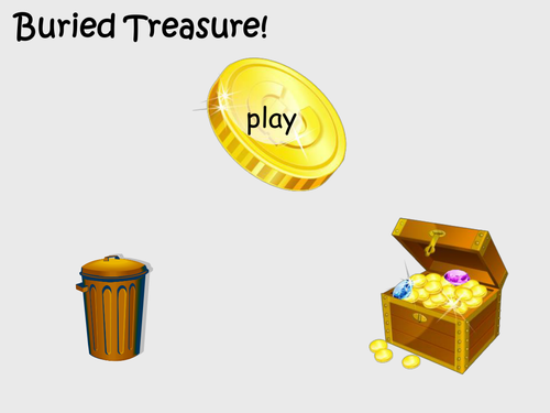 Buried Treasure Phonics Game