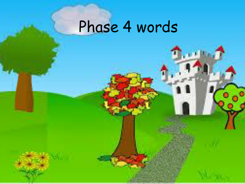 Phase 4 Words presentation