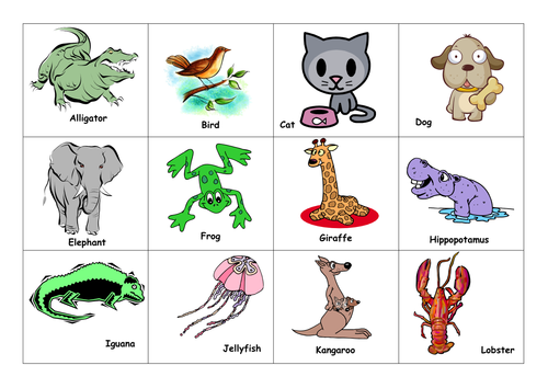 Animal alphabet game