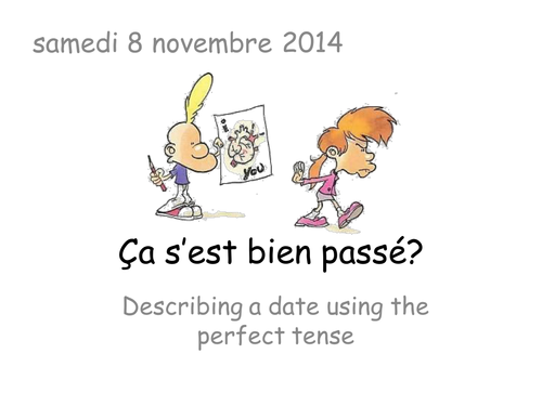 ça s'est bien passé? revising the perfect tense