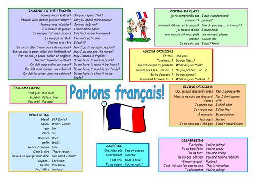 French Speaking Mat