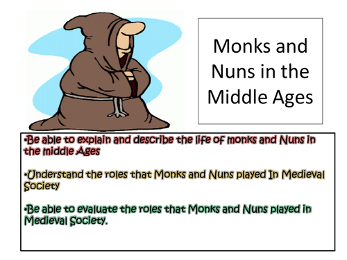 Monks and Nuns in Middle Ages