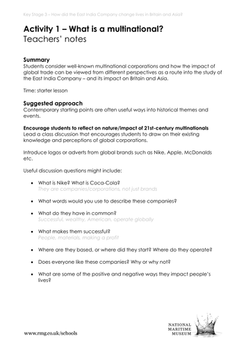 What is a multinational?