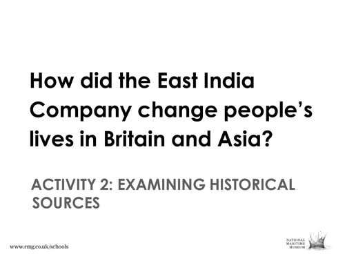 East India Company Artefact Cards