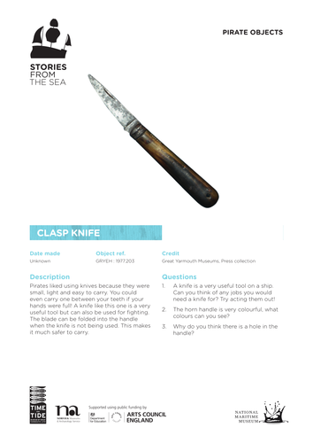 Pirate Images - Clasp Knife