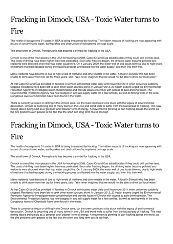 Fracking - Your Opinion