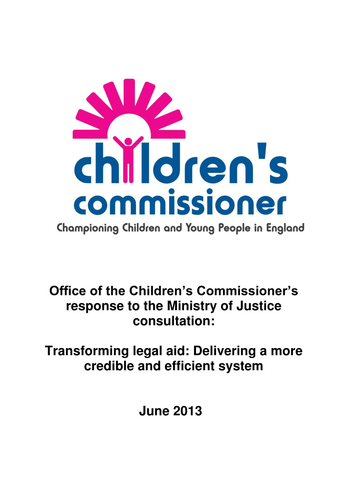 OCC Response - Transforming Legal Aid