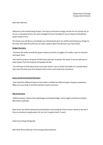 Island Energy Project