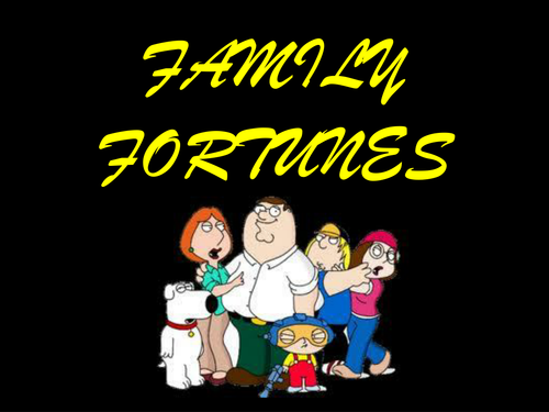 Structure and properties game - family fortunes