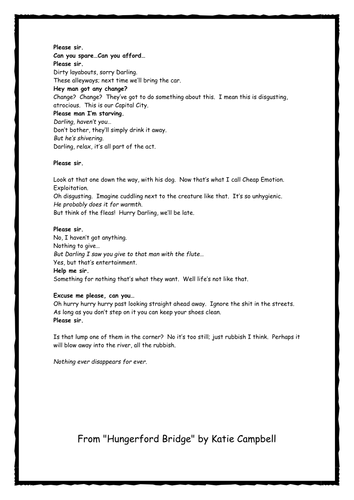 EDEXCEL GCSE UNIT ONE HOMELESSNESS