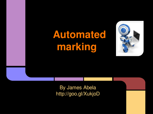 Automatic Marking