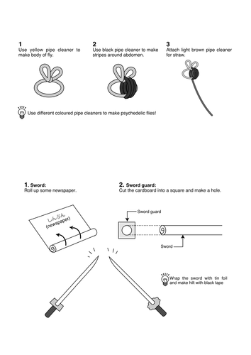 Making Katana with Newspaper