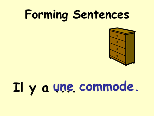 Ma chambre activities