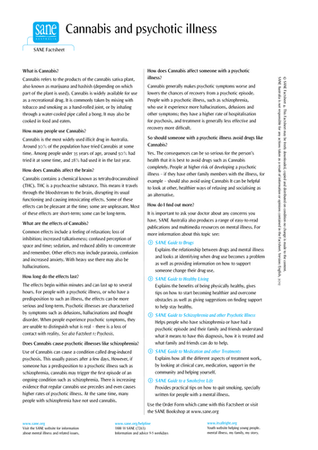 Cannabis and psychotic illness