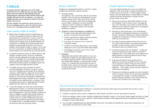 Mental Illness: Families - Italian Translation