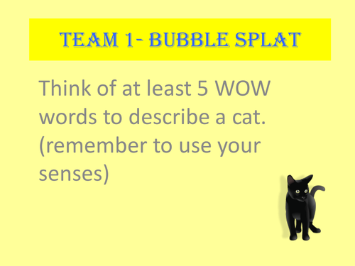 Poetry for Year 7 SEN