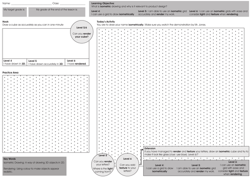 Isometric Drawing Activity