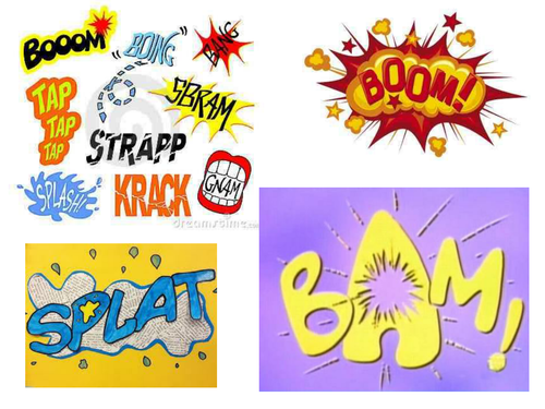 Traction Man Comics And Onomatopoeia Teaching Resources