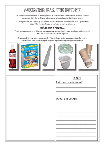 Reduce, reuse, recycle - Desk Tidy