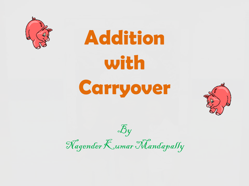 Addition with carryover
