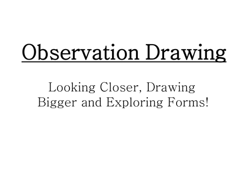Observation Exploration