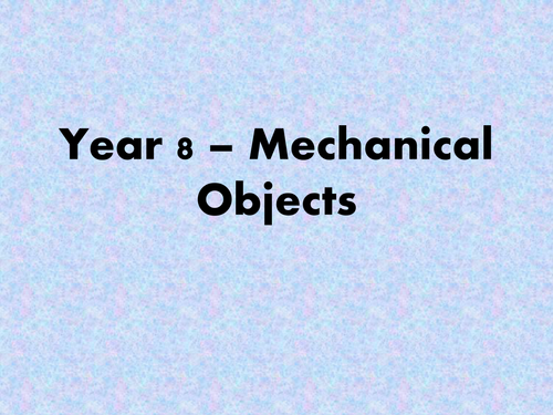 Mechanical Object