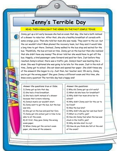 Jenny's Terrible Day