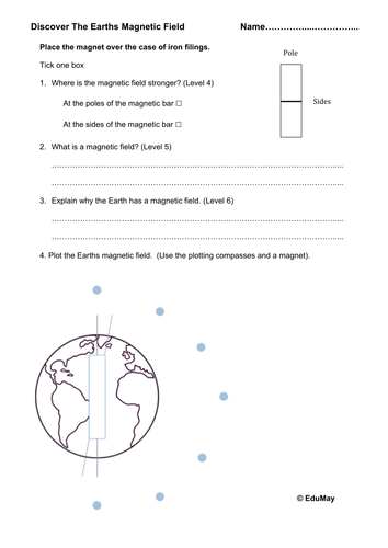 Earths Magnetic Field L5-7 Practical Worksheet